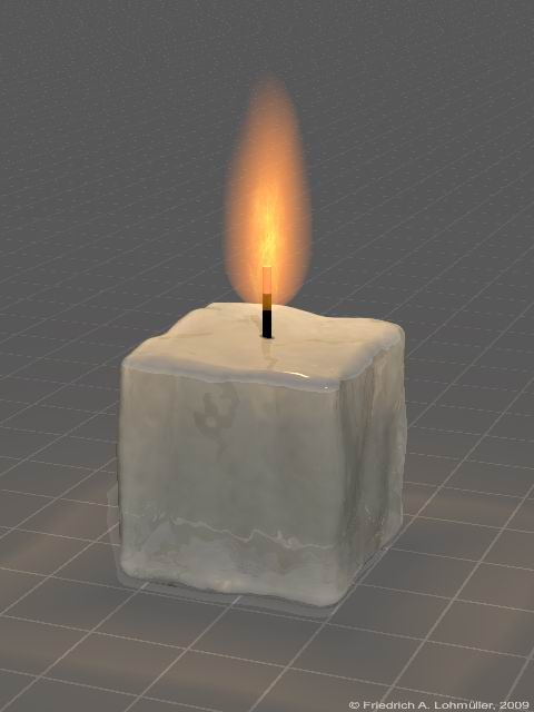 Glass Candle 1