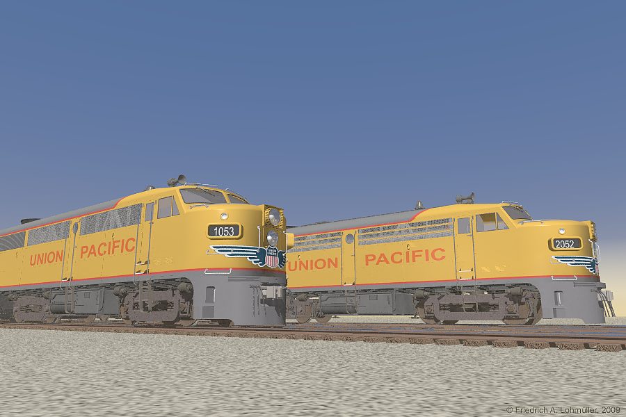 American Diesel Railroad Engines  ALCO PA1 + FA4