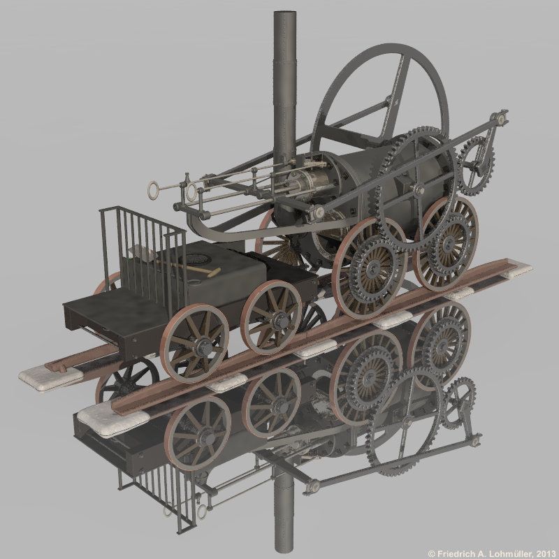 Trevithick's locomotive