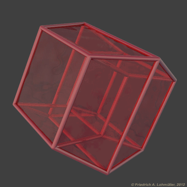 Hypercube (7), gif animation 8 MB