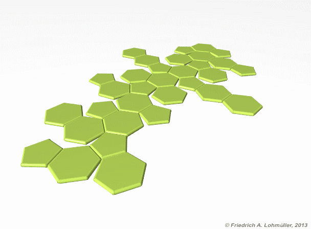 Truncated Icosahedron Folding (gif, 21.4 MB)