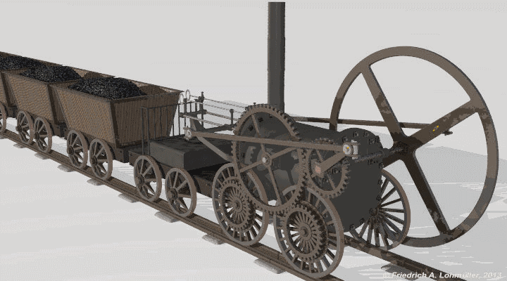 Trevithick's Locomotive (gif 6.7 MB)