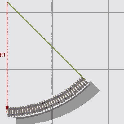 pacement of a curve for a switch
