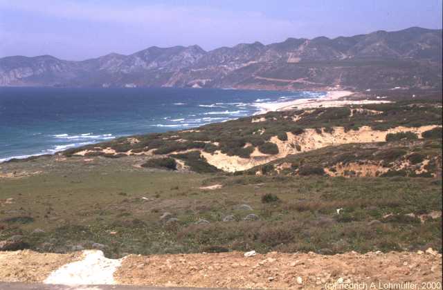 La spiagga di Porto Páglia a Fontanamare