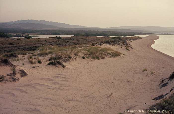 Beach north of Palau, northern Sardinia