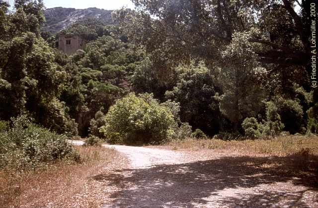 Behind the Grotta di San Giovanni, Domusnovas