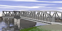 turn bridge of Kappeln