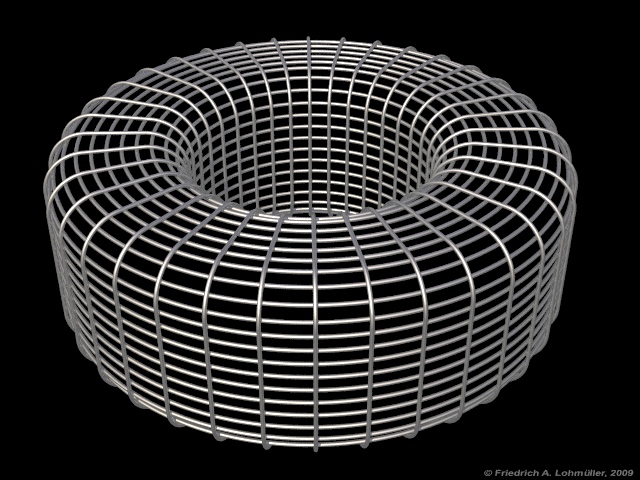 wireframe torus