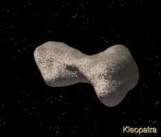 Asteroid Kleopatra, animated gif, 7.5 MB