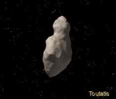 Asteroid Toutatis, animated gif, 4.3 MB