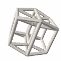 Fourth Dimension Hypercube (4)