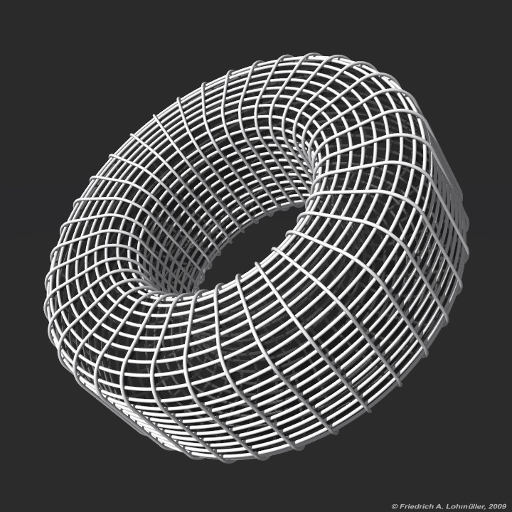 Wireframe Torus(5) mpeg 3.9 MB