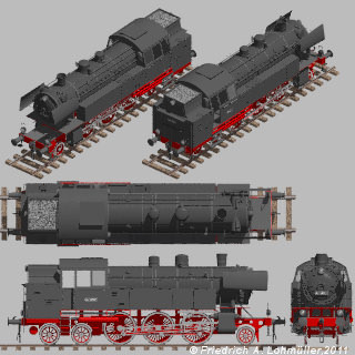 Multiple Views Rendering of a Loco