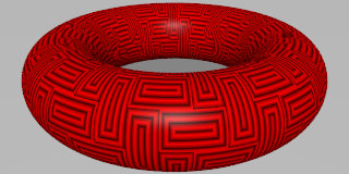 Sample uv_mapping on a torus