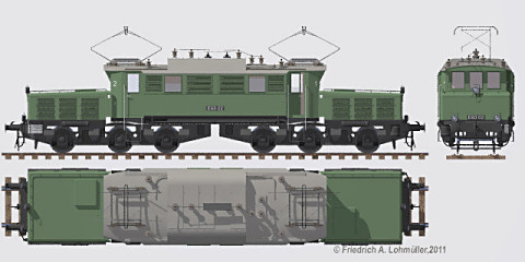 Electric Locomotive E 93 DB