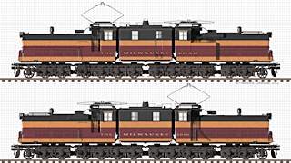 Electric Locomotive GE ALCO EP-2 MILW